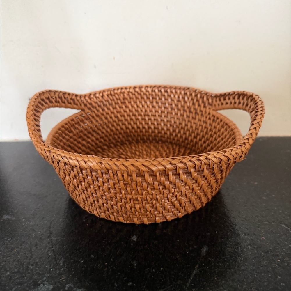 Rattan Mini Round Bread Basket